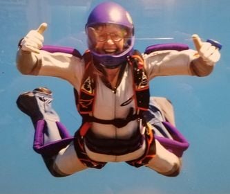 Skydiving - mid flight