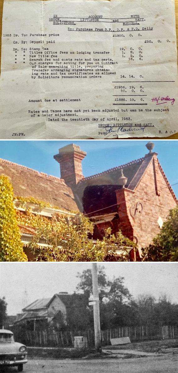 Houses - bill of sale, two houses