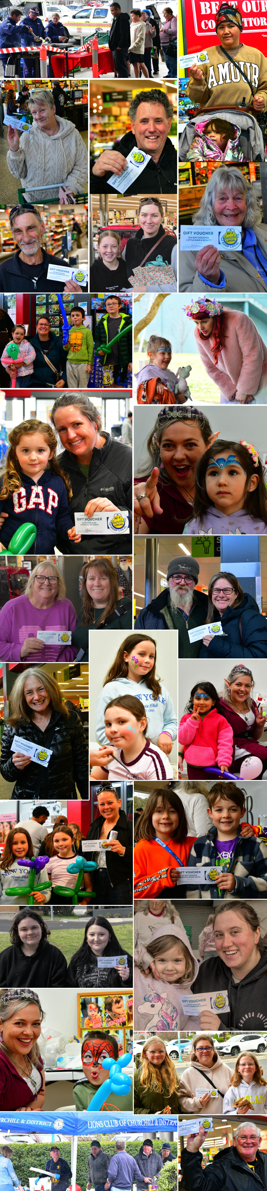 Collage of scenes from the market