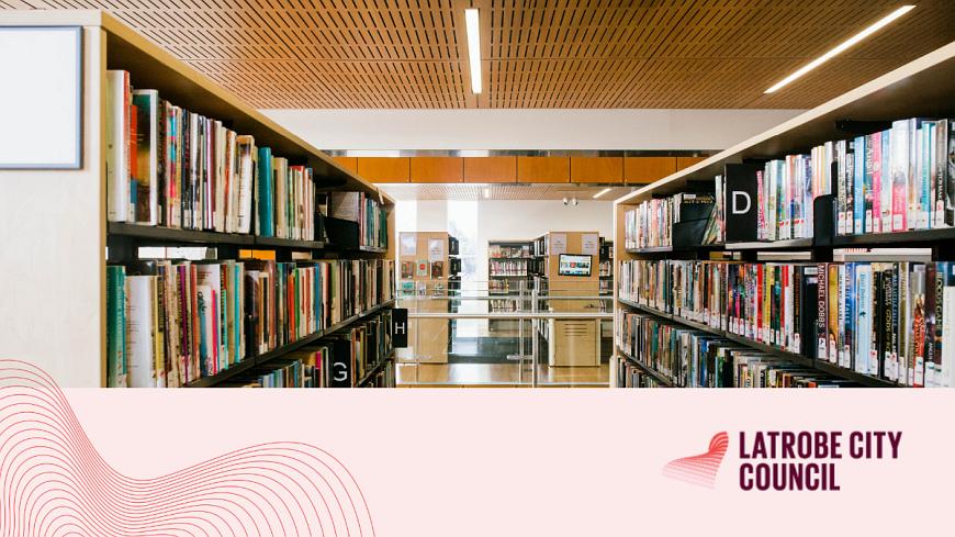 Library bookshelves